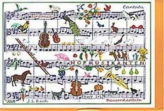 Doppelkarte Bauernkantate (Bach)