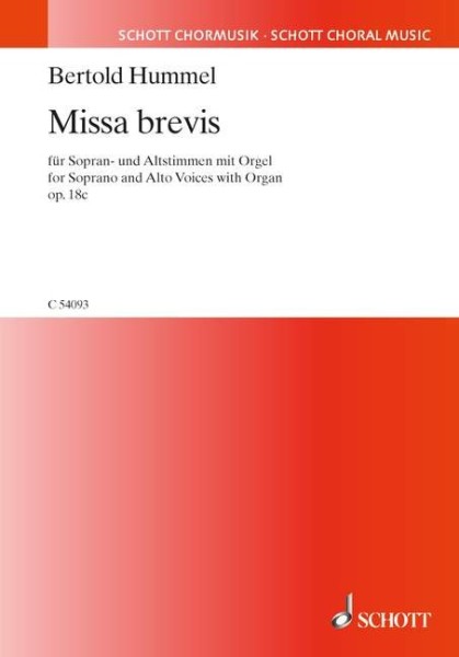 HUMMEL Missa brevis op. 18C