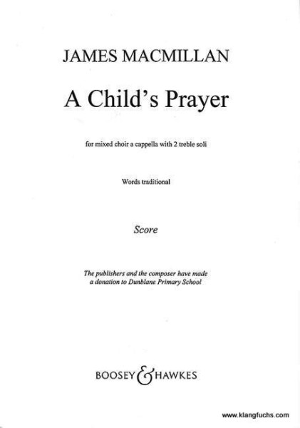 MACMILLAN A Child's Prayer