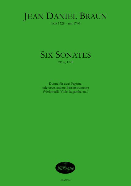 BRAUN Six Sonates