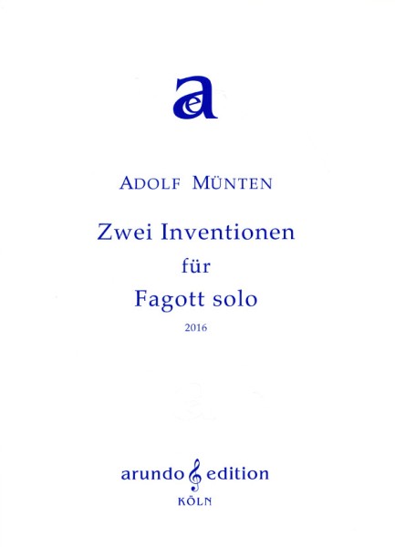 MÜNTEN 2 Inventionen für Fagott solo