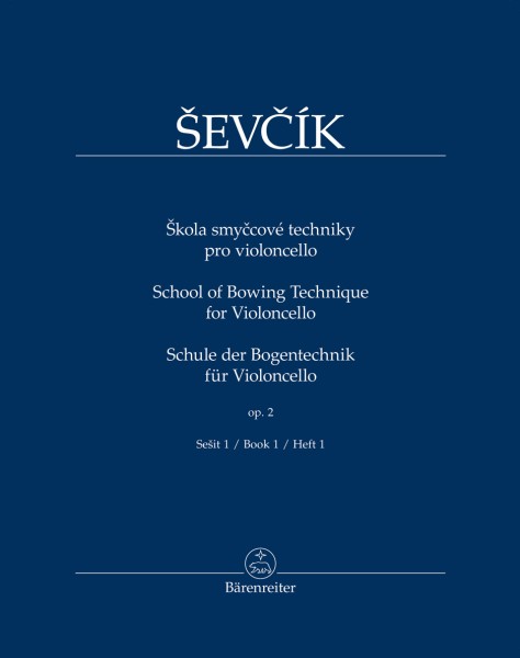 ŠEVCÍK Schule der Bogentechnik op. 2, Heft 1