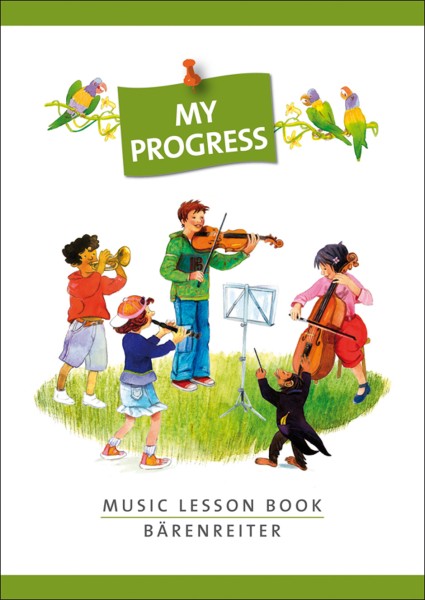 My Progress. Music Lesson Book. Aufgabenheft (mit Stickerbogen)