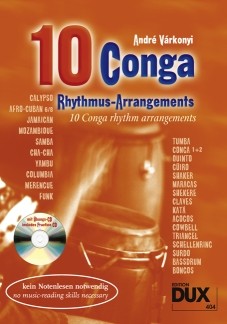 10 Conga Rhythmus-Arrangements - Drums & Percussion