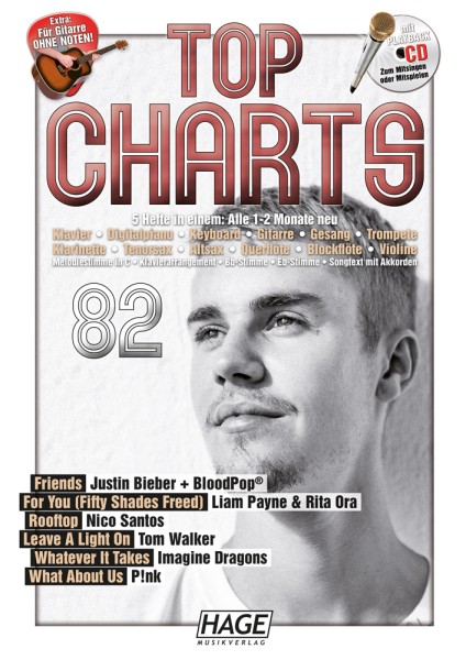 Top Charts 82 (mit CD + Midifiles, USB-Stick)