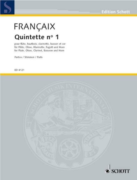 FRANCAIX Quintette No. 1