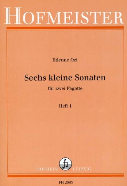 6 kleine Sonaten Heft 1: Sonaten 1-3
